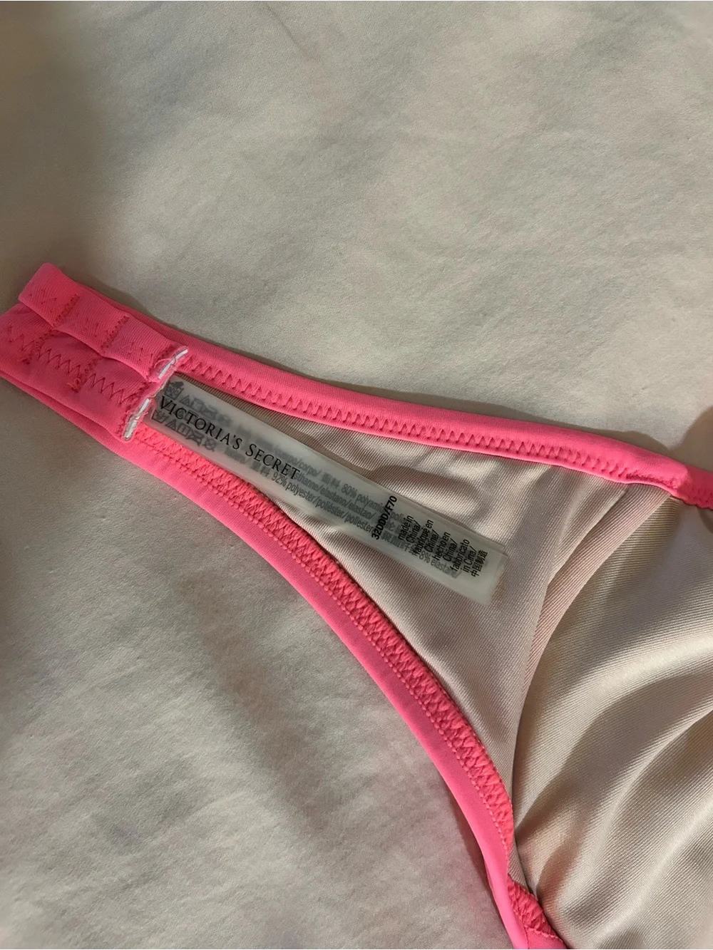 Victoria's Secret Neon Pink Bikini Bottom